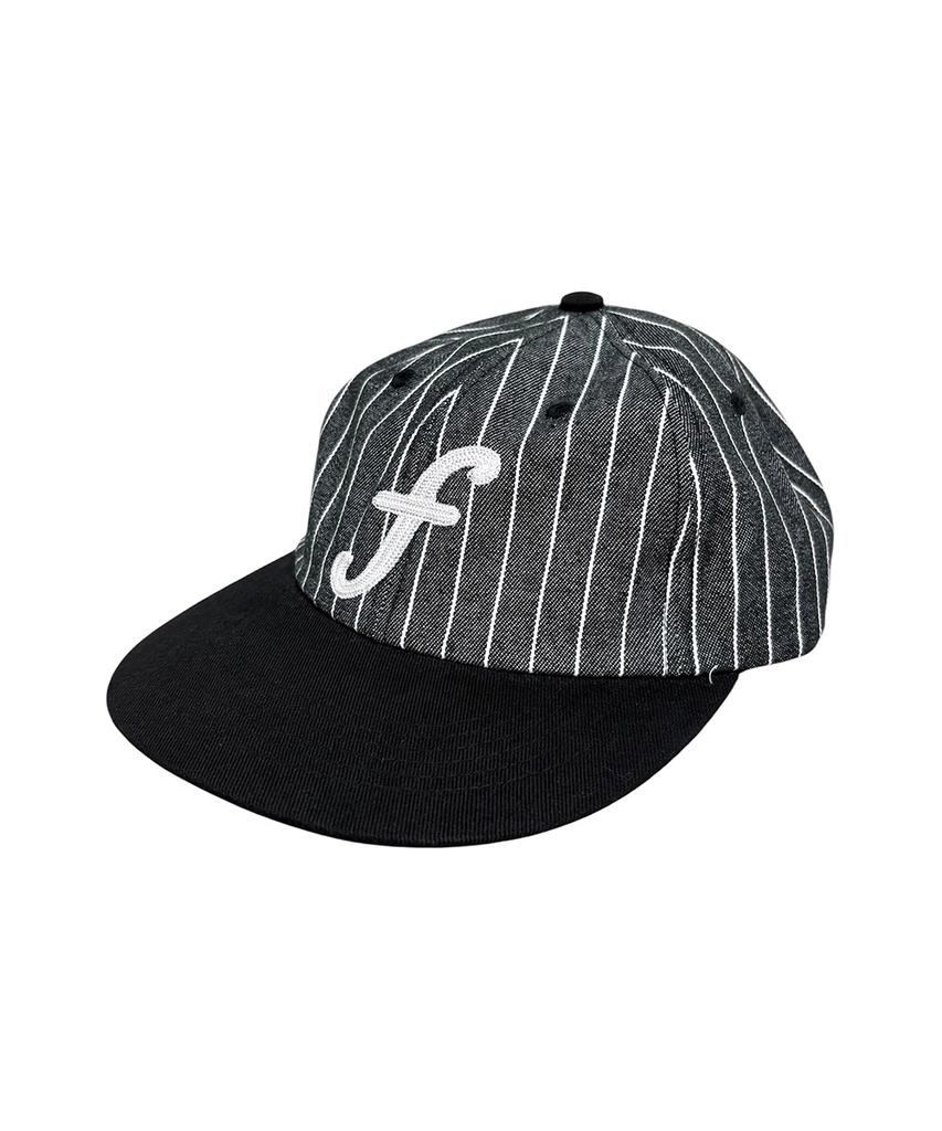 Paeseul Stripe F Logo Cap Black