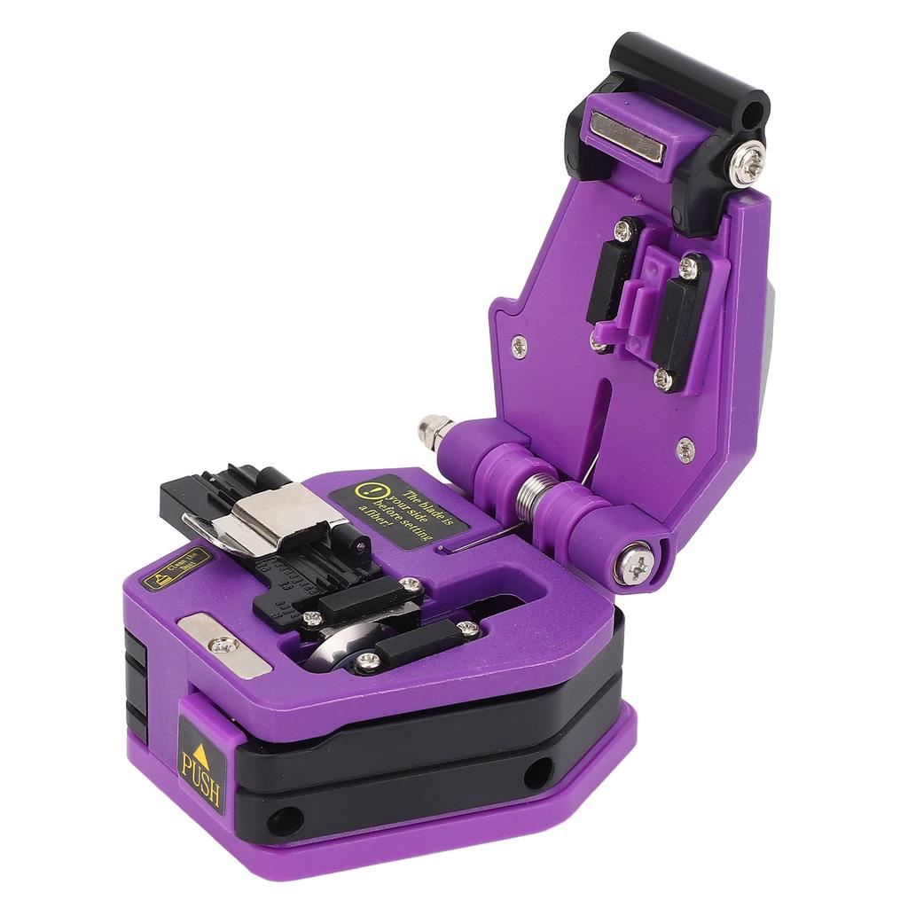 Fiber Optic Cleaver High Accuracy Optical Cable Cutter Tool 16 Cutting Points 48000 Times Hot Melt C