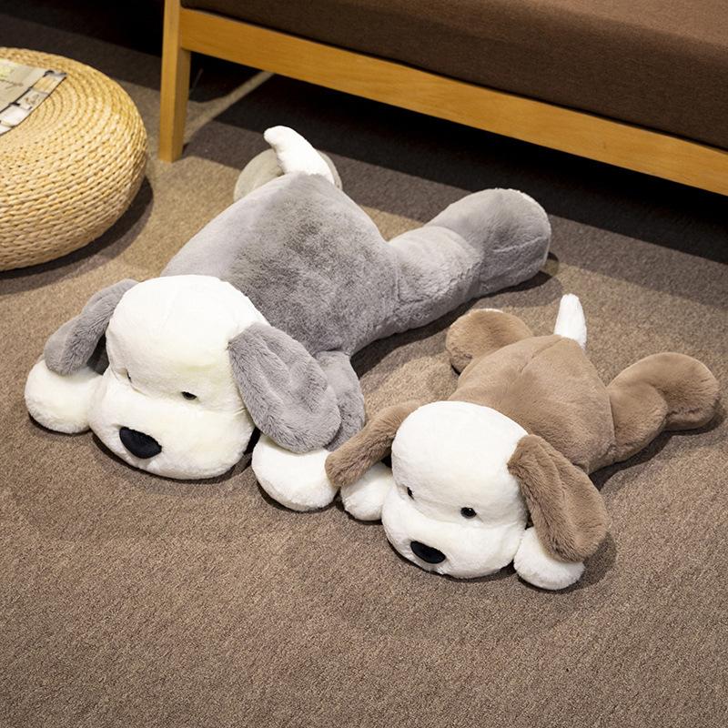 Soft cute dog throw pillow plush toy doll puppy dog doll children soothing rag doll birthday gift