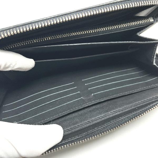 LOUIS VUITTON Damier Cobalt Zippy XL N41590 business bag Wallet Black Used