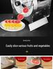 Stainless Steel Hand-Crank Slicer for Vegetables & Fruits