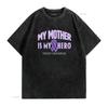 Womens My Mother Is Hero Pancreatic Cancer Awareness T Shirt Black Vintage Washed Slightly Fashion Soft Stylish Homme Graphic