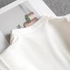 Women's Elegant V-Neck Pleated Short T-Shirt