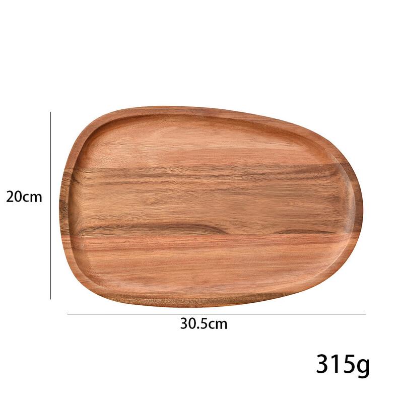 Acacia Wood Anti-Scald Serving Tray