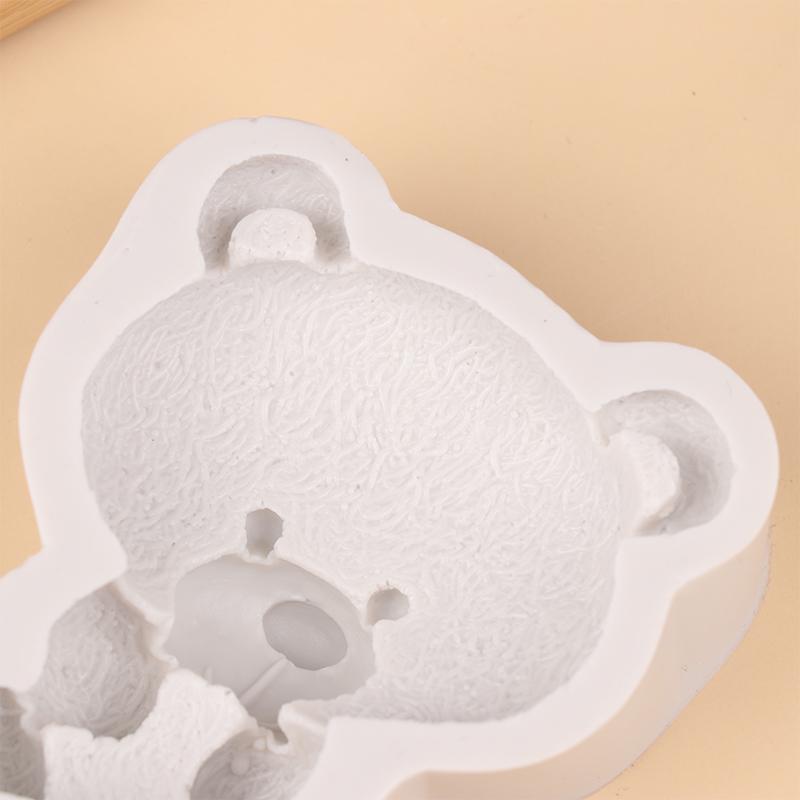 3D Bear Silicone Mold Fondant Chocolate Candy Jelly Mould Diy Clay Model Cake Decorating Tools Kitchen Accessories Bakeware