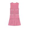 Kaslead New Arrival Women's Clothing Fashion Style Fashion Minimalist Wide Pleated Knitting Mini Dress 3859025