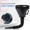 Car Engine Refueling Funnel with Filter Car Motorcycle Truck Oil Gasoline Filling Strainer Extension Pipe Hose Funnels Tool Mass Air Flow 3