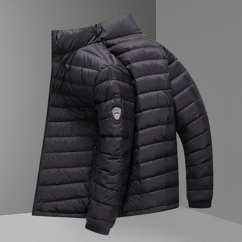 Herren Trendy Leichte Stehkragen Daunenjacke - Lässige Mode für Herbst/Winter