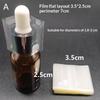 100Pcs Heat Shrink Wrap Film Suitable For 15Ml Glass Liquid Dropper Bottles Seal