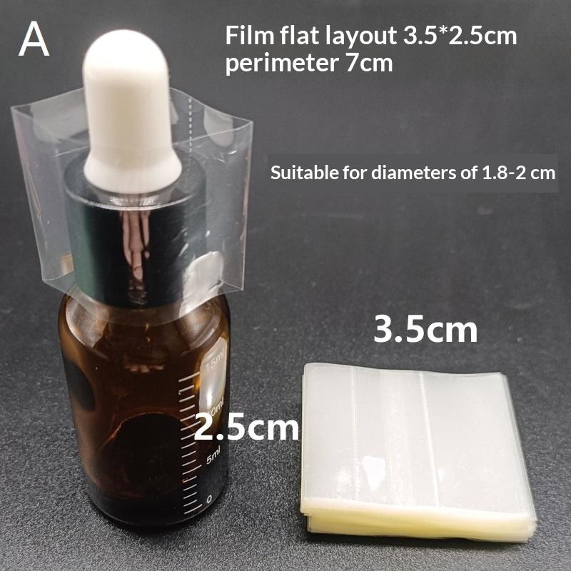 100Pcs Heat Shrink Wrap Film Suitable For 15Ml Glass Liquid Dropper Bottles Seal