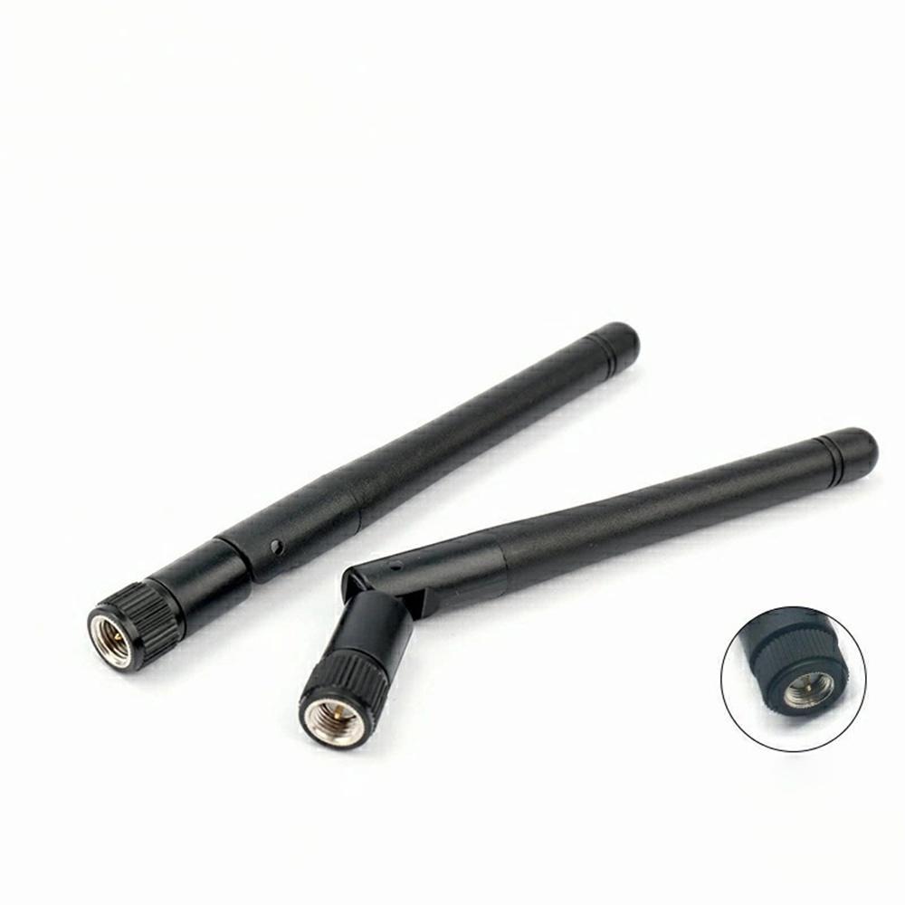 5 Pack RP-SMA Male Antenna Black For WiFi 2.4GHz / 5GHz Wireless Router or Card