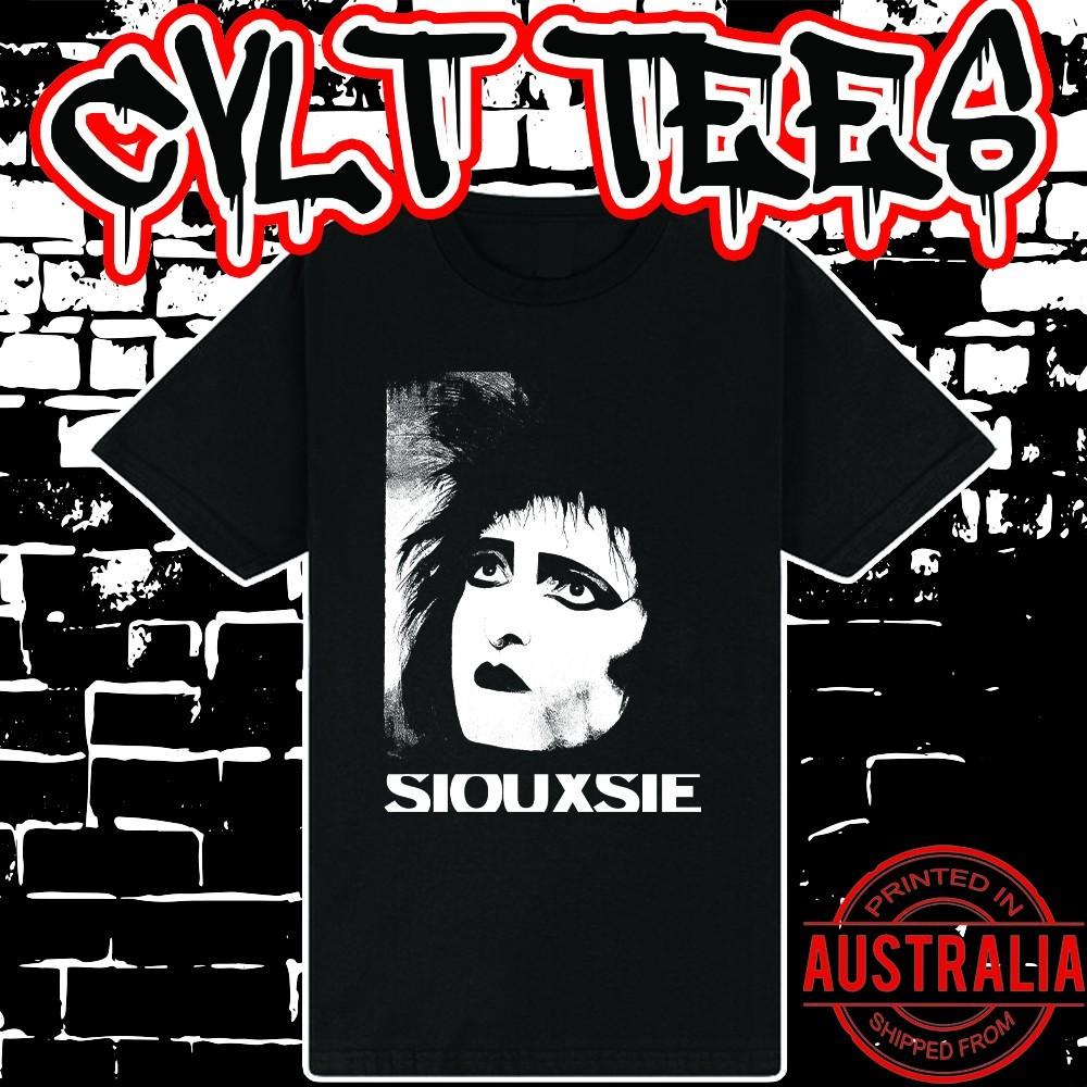 

Siouxsie and the Banshees Band Tee ~ Premium Black Gildan Cotton Unisex T-Shirt XXXXL