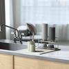Ideaco Drainer Tool Chopsticks Cutlery Stand 2 Ports Width 11x Depth 6.8x Height 10.3cm Kitchen Drainers Sculpture Tool D Compact Stone Sand White
