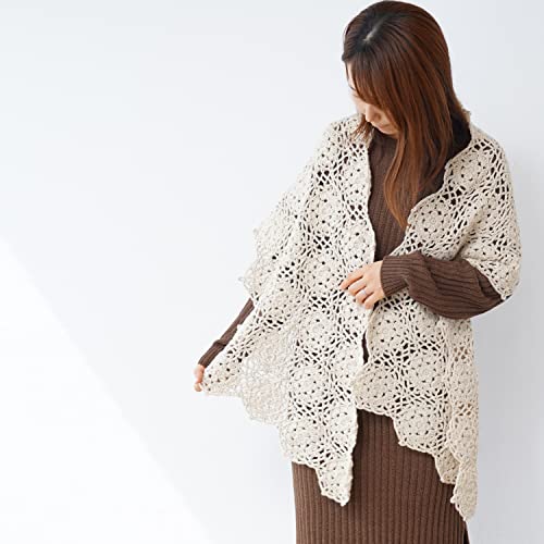 Knitworm Melange Yarn, 10 Balls, Medium, Medium Weight, 30g (60m), 60% Wool, 40% Acrylic (Brown)