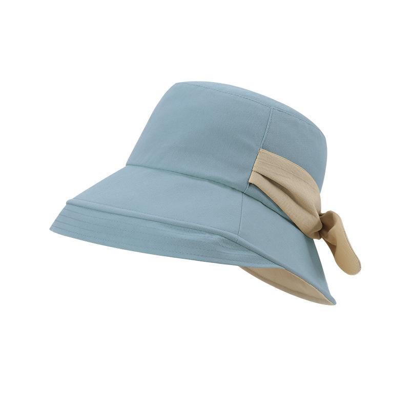 Hat Female Spring and Summer Cotton Fisherman Hat Outdoor Travel Breathable Sunscreen Sun Hat Fashio