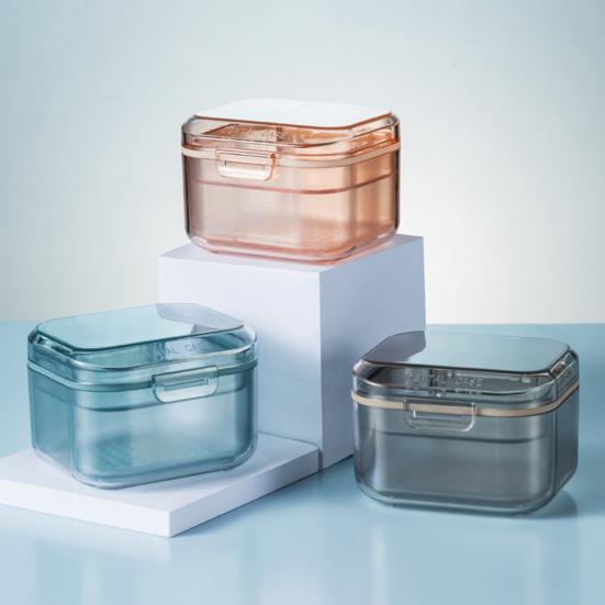 Orthodontic Retainer Braces Storage Box Retainer Braces Clean Soak Container Cleaning Tooth - View #2