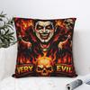 Danhausen Worstelaars Worstelen Vierkant Kussenhoes Mooie Kwaadaardige Kussenhoes Grappige Polyester Decoratieve Kussenhoes voor Auto 40*40cm