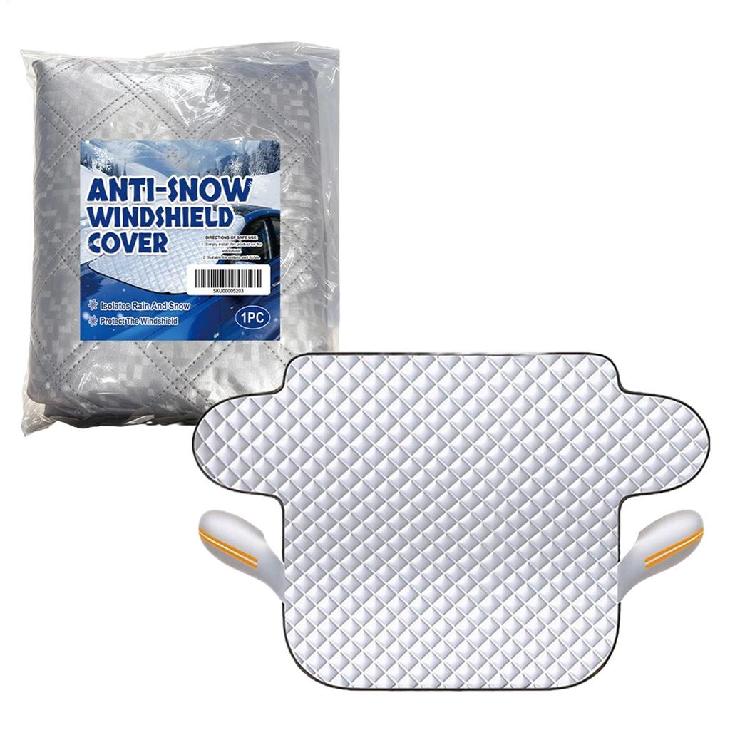 Winter Car Windshield Ice Snow Cover Silver-coated Cloth Waterproof Windproof Foldable Protector Car Snow Protective Cover