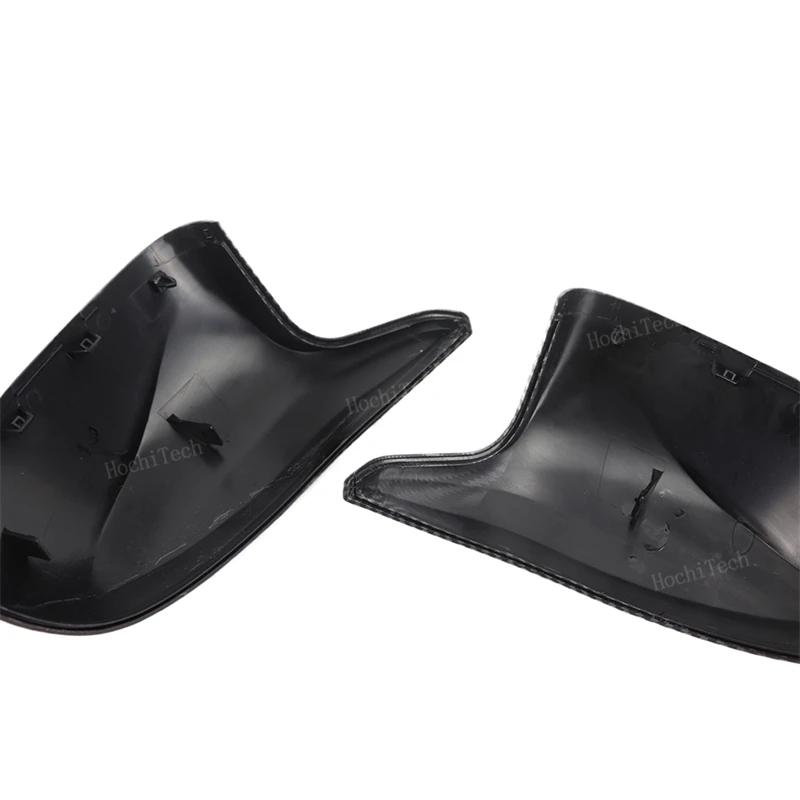 4pcs Carbon Fiber Look Black Side Mirror Cover Replacement for BMW X3M F97 X4M F98 2019-2024 X5M F95 X6M F96 2020-2024