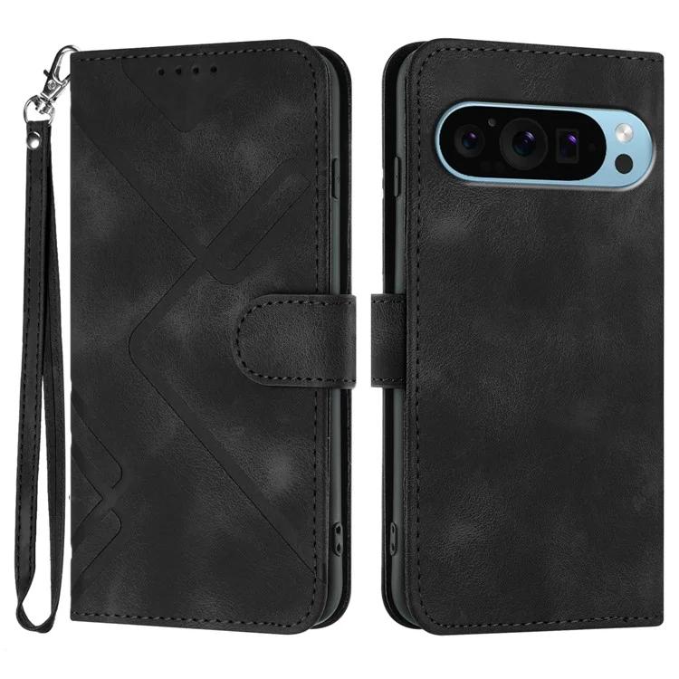 

YX0040 For Google Pixel 9 Pro XL Case Imprinted Leather Stand Phone Cover