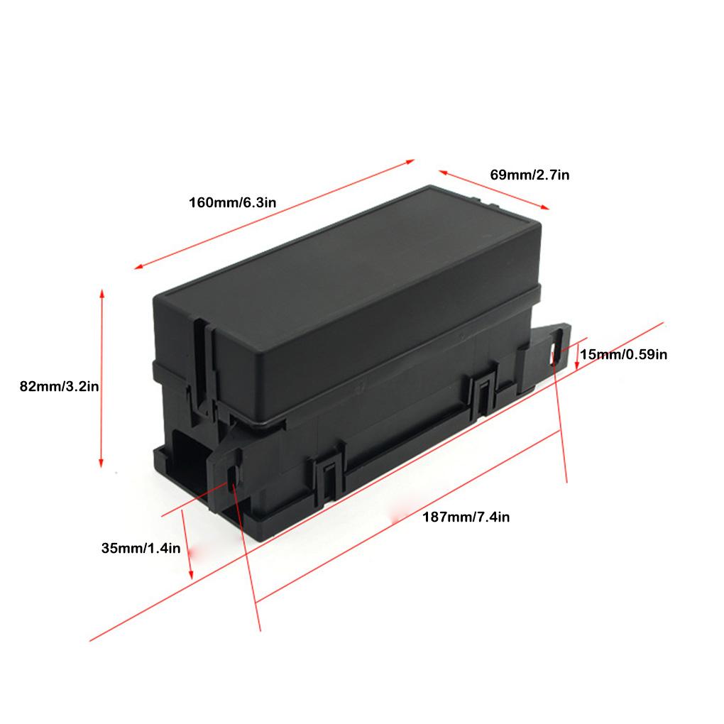 5pin Car Relay Automotive Fuse Box Holder Portable Lightweight 6x Relay