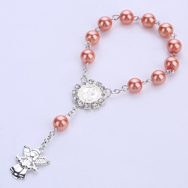 baby rosary beads christening