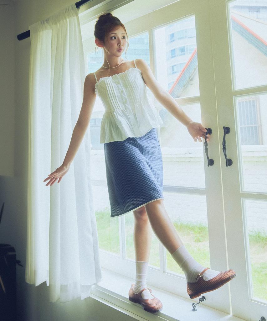 Roem Check Mini Skirt Rmwhg37Rt3