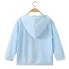 Summer Boys and Girls UV Sun Protection Clothing Thin Hooded Jacket for Kids Breathable Air Conditioner Shirt Clothes 2-10 Years