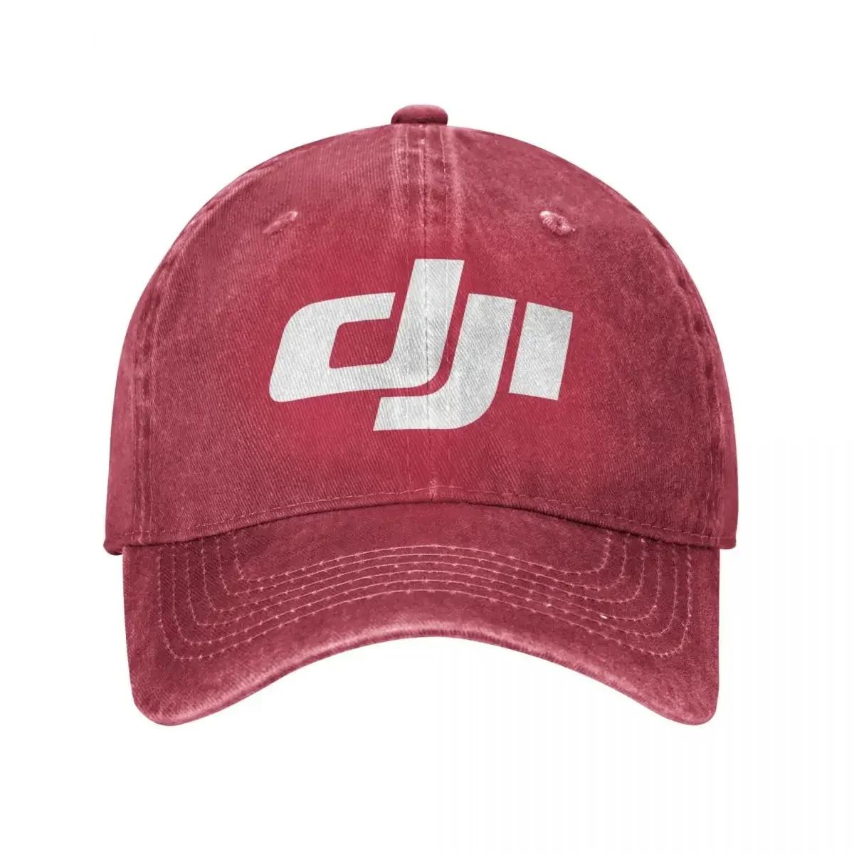 Classic DJI Professional Pilot Baseball Caps Men Women Distressed Washed Headwear Drone Outdoor Summer Hat One Size