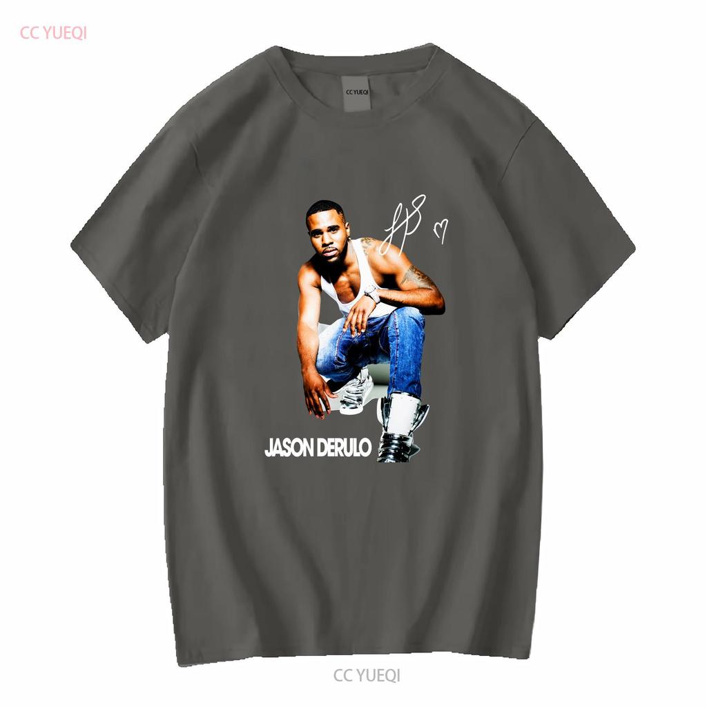 Jason Derulo T-Shirt Neu Für FansAlle Größen 1CM2142 Lang- oder Kurzarm Vintage Gewaschen Vielseitig Designerkleidung Unisex