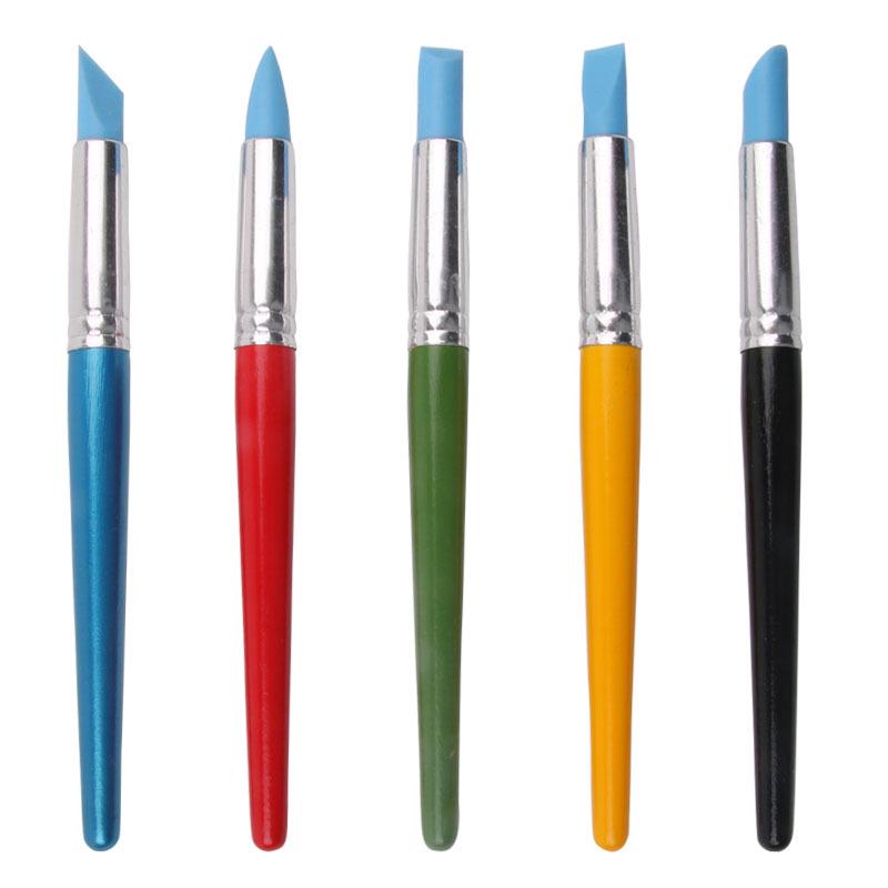 Anti-Fingerprint Polymer Clay Pen: Colored DIY Auxiliary Tools for Cross-Border Eraser and Polymer Clay Crafting