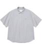 Covernat C Logo Oxford Half Shirt Grey