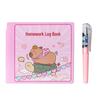 Capybara Hardcover Pen Holder Notebook with Thickened Paper for Students