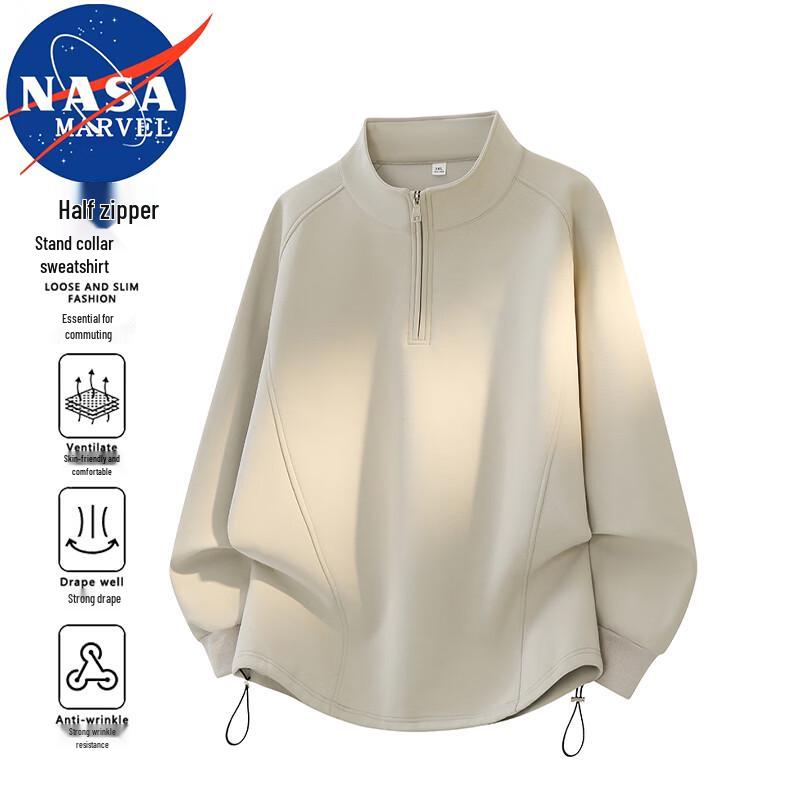 NASA MARVEL Men s Casual Crew Neck Loose Sweatshirt L