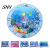 Long-lasting Pet Play Mat Water Sensor for Cats Thickened Sensory Playmat with Pets Fish Pattern Inflatable Cooling Comfort Summer Pad Mattress
