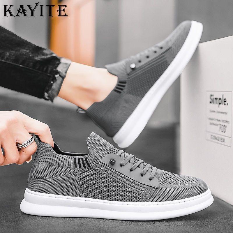 Shoes Men's Summer New Thin Breathable Deodorant Fly-woven Mesh Shoes Men's Versatile Casual Shoes Sports Mesh Shoes