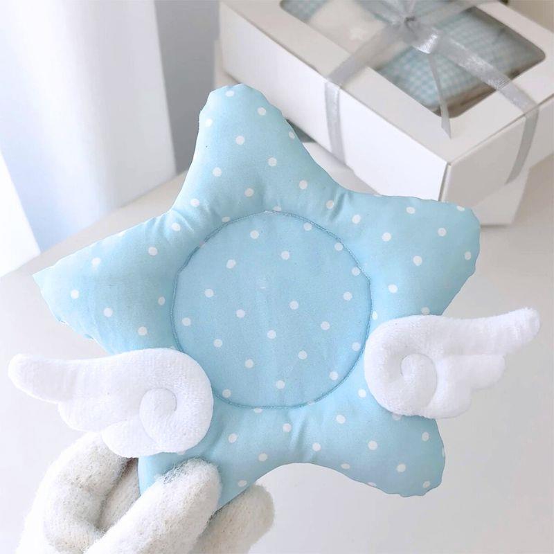 INS Korean Star Wings Insulated Coaster Thickened Cotton Filled Table Mat Star Shape Wing Dot Photo Props Home Decoration