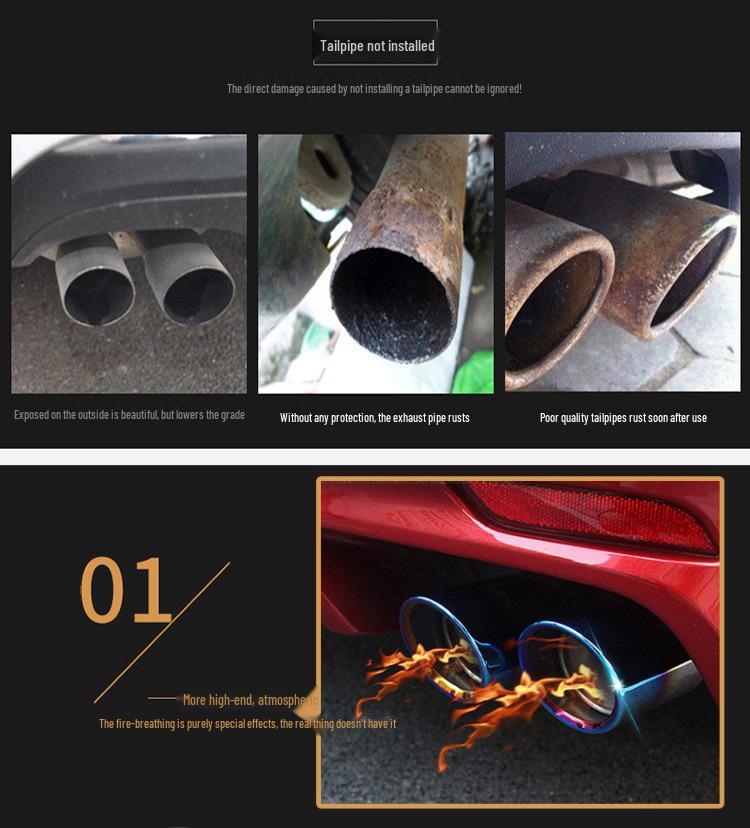 Universal Mid-Section Small Drum for Toyota & Honda Stainless Steel