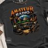 Amateur Radio Shirt, Distressed Graphic with Morse Code Design