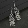 Boucles d'oreilles pendantes RSAMD Silver Carve Bohèmes Ethniques à Franges Bijoux Cadeau pour Femmes