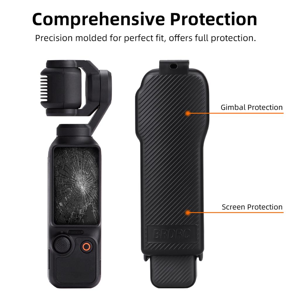 For DJI Osmo Pocket 3 Protective Case Anti-collision Camera Lens Screen Protector Anti-drop Protective Cover Camera Accessories