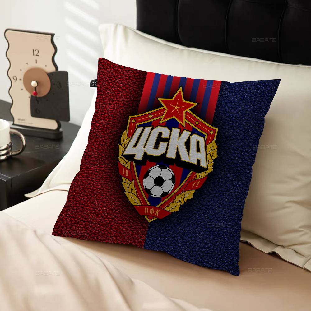 C-CSKAS Football Team Pillow Gifts Home Office Furnishings Bedroom Sofa Car Cushion Cover Case 45x45cm