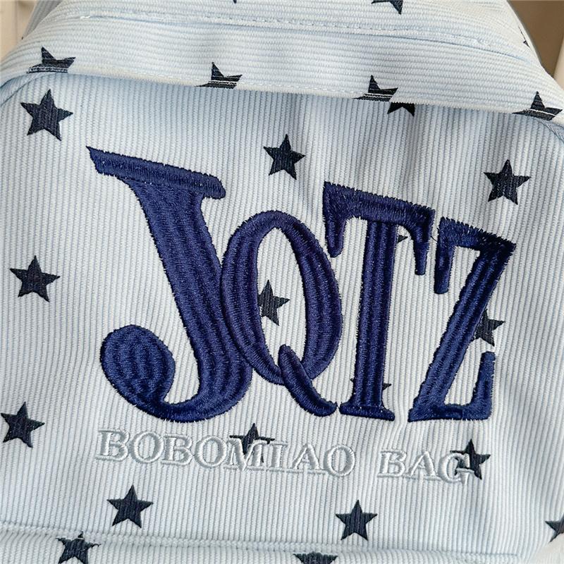 Star Letter Printed Backpack Student Campus Class Schoolbag