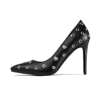 Mode Mode Spitznieten Ausgehöhlte Damen High Heels Frühling Herbst Europäisch Amerikanisch High Heel Einzelner Schuh Größe 36-43
