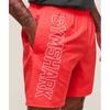 Gymshark Hybrid Athlete 7  Shorts Coral Red A2c2c Rb0y