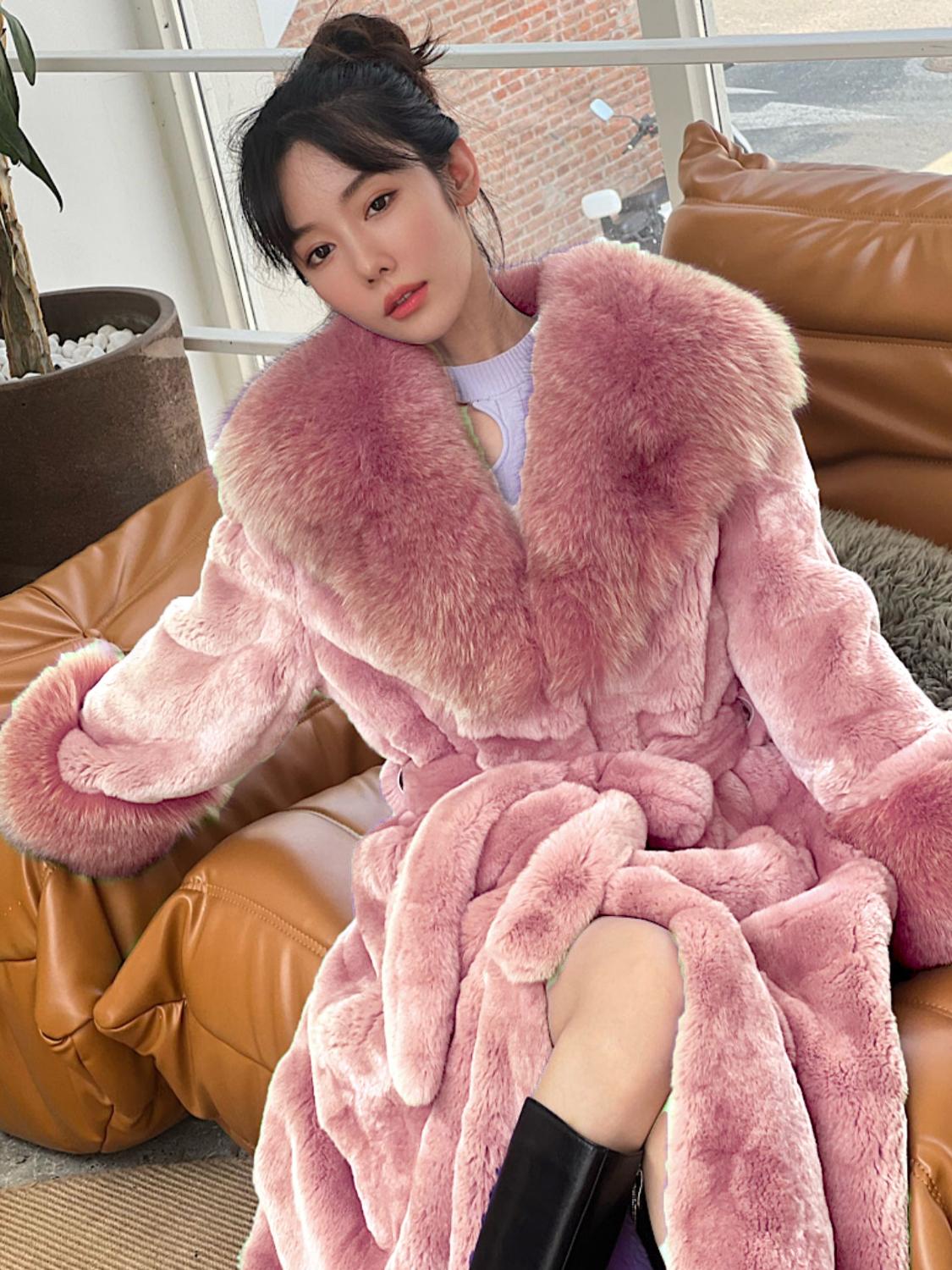 

Зимнее женское модное пальто 9 цветов больших размеров Роскошная куртка Меховое пальто Женское теплое пальто Верхняя одежда XXL