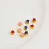 Sand Gold Plated Colorfast Five-Pointed Star Spacer Beads for Jewelry Making
