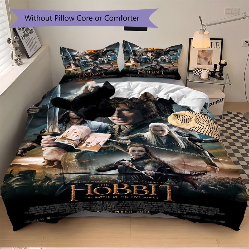 Journey Through Middleearth Print 3Pcs Bedding Setduvet Cover With 2 Bedropillowcase Home Birthday Gift