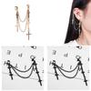 Punk Cross Drop Earrings With Alloy Metal For Womens Fashion Accessories