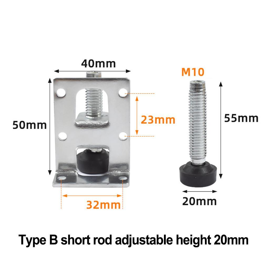 1 Pc Furniture Leveling Feet Heavy Duty Height Adjuster Adjustable Screws Foot Pad Height Enhancement Support For Cabinet Table